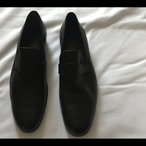 Brioni Mens Dress Black Leather Loafers main image 11